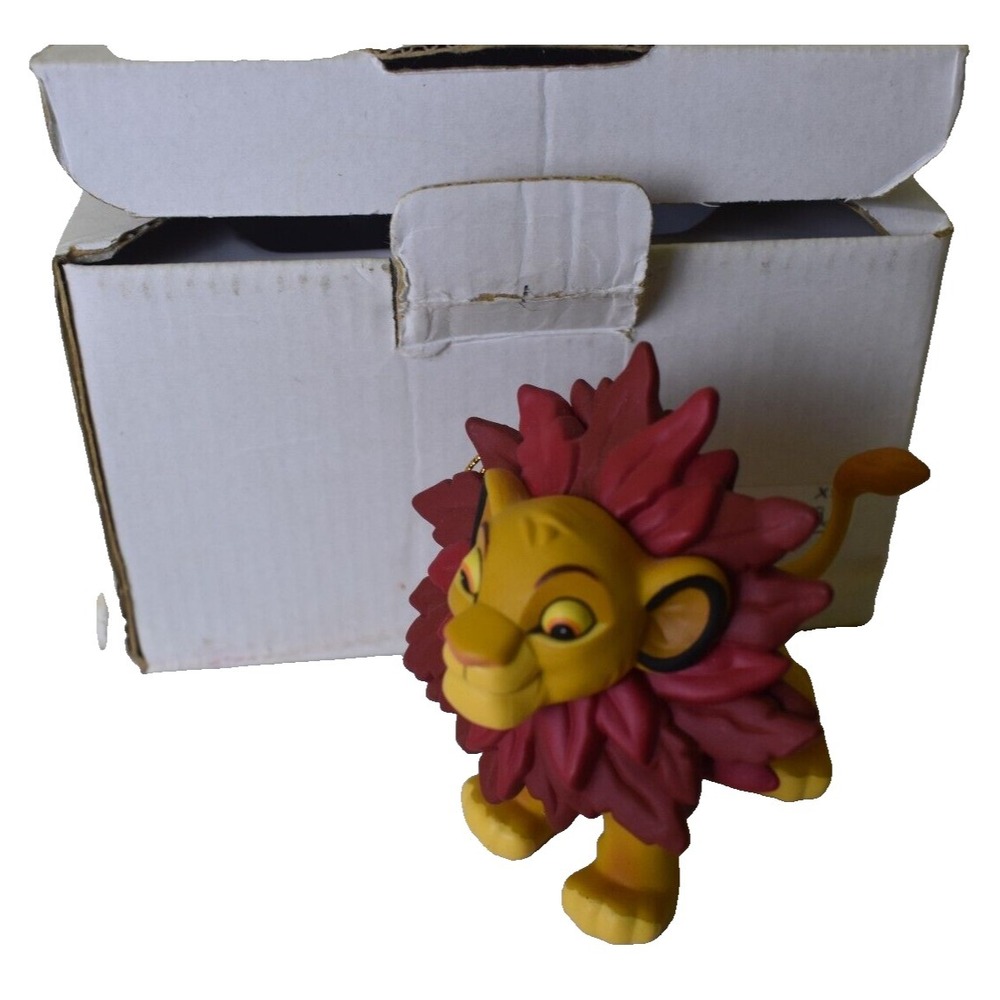 Disney Grolier Simba Lion King Christmas Magic Ornament with Box 26231 133
